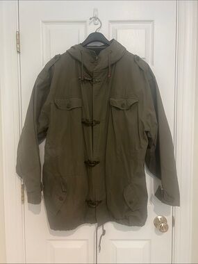 Structure Olive Military Hooded Field Jacket